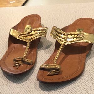 Gold Egyptian Sandles